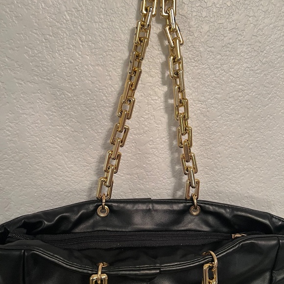 Urban Expressions Black 4 Square Tote - Picture 4 of 12